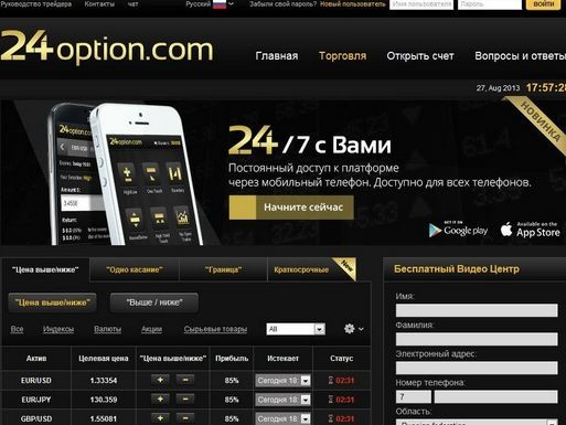 24Option - довольно неплох для новичков