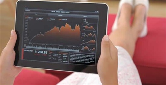 Торговля бинарными опционами с помощью планшета